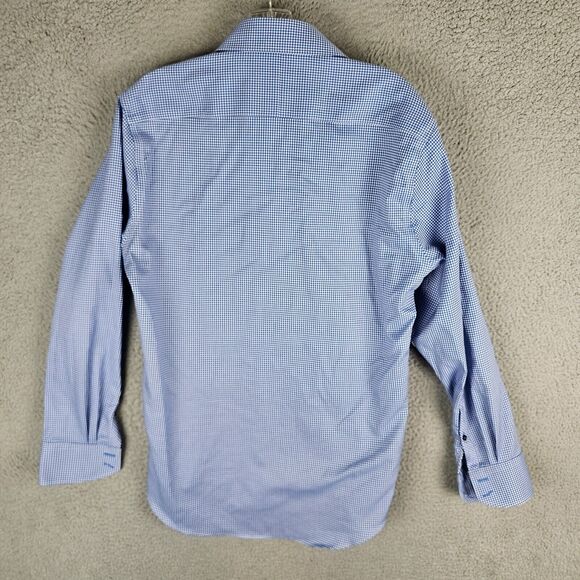 TWILLORY Noniron Safe Cotton Shirt Mens 15.5 32/33 Plaid Dress Button Up - Picture 2 of 9